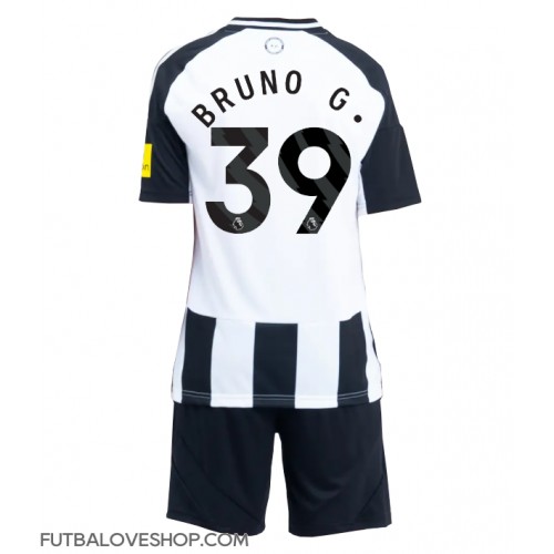 Dres Newcastle United Bruno Guimaraes #39 Domáci pre deti 2024-25 Krátky Rukáv (+ trenírky)